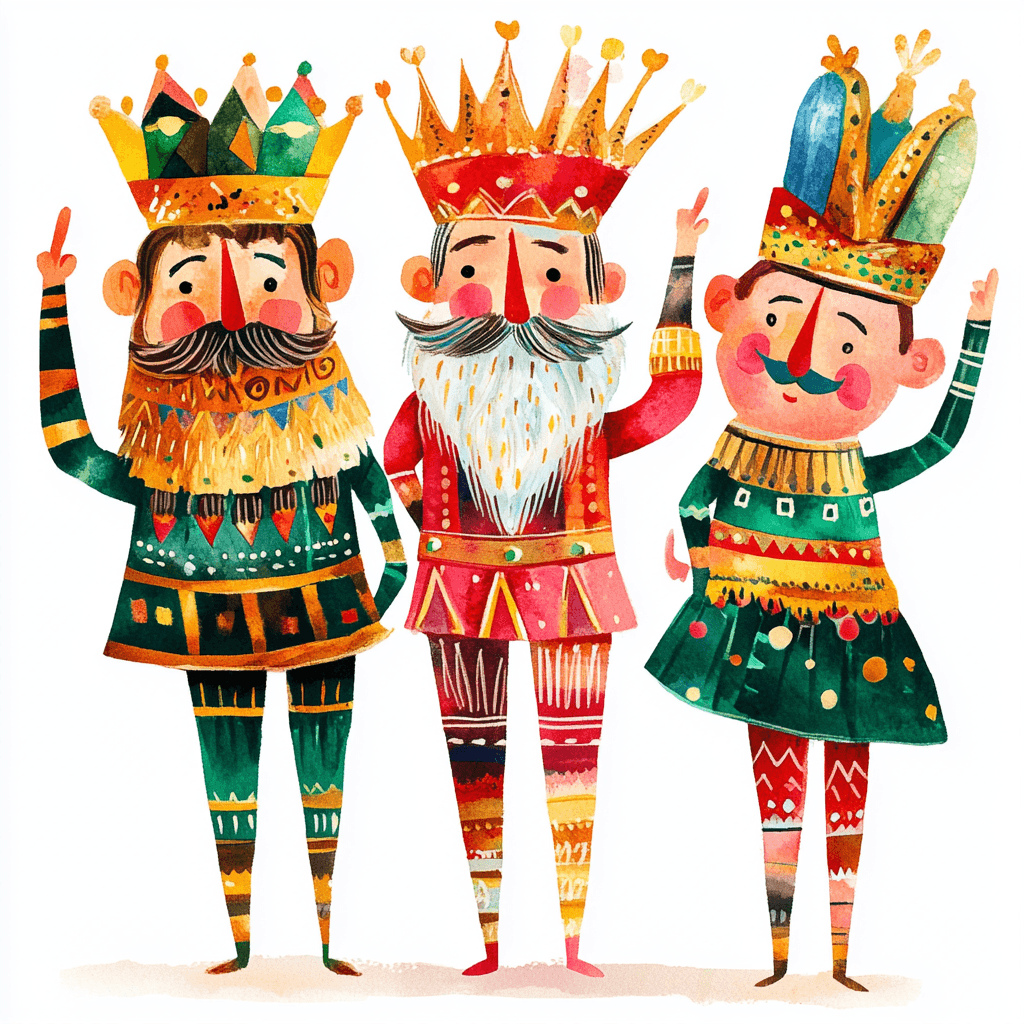 CHILDREN'S ILLUSTRATION INSPIRED NUTCRACKER ART - Midjourney prompt